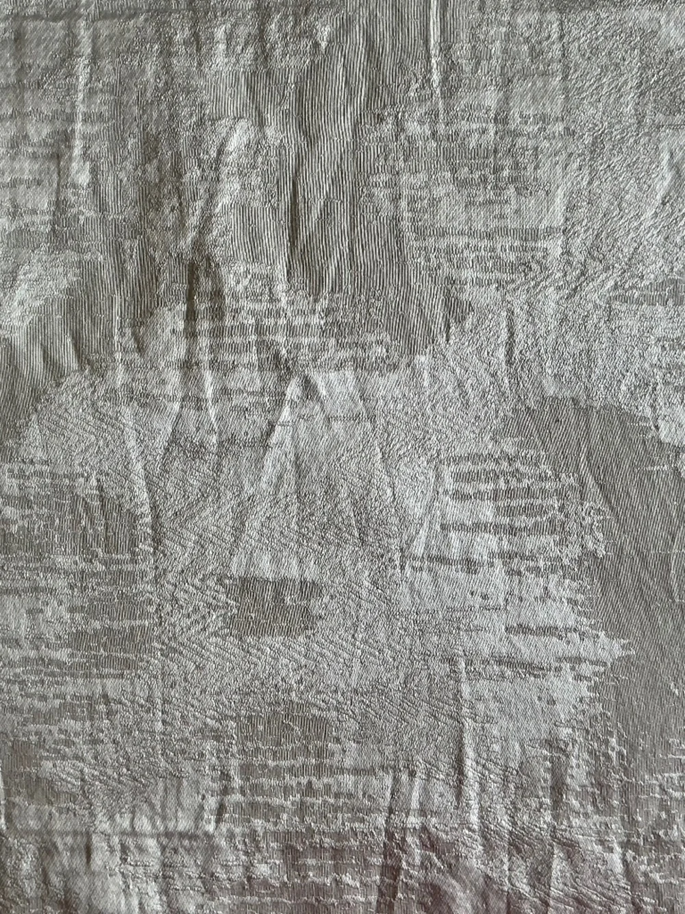 NWOT Hotel Collection Silver Interlattice FULL QUEEN Duvet cover